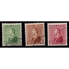 Christian X - Sølvjubilæum - Sæt - Stemplet.